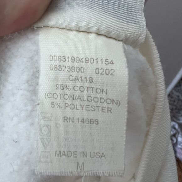 Vintage 90s Lee Crewneck Unisex Medium White Chicago Brauhaus Logo  Sweatshirt - Picture 6 of 7